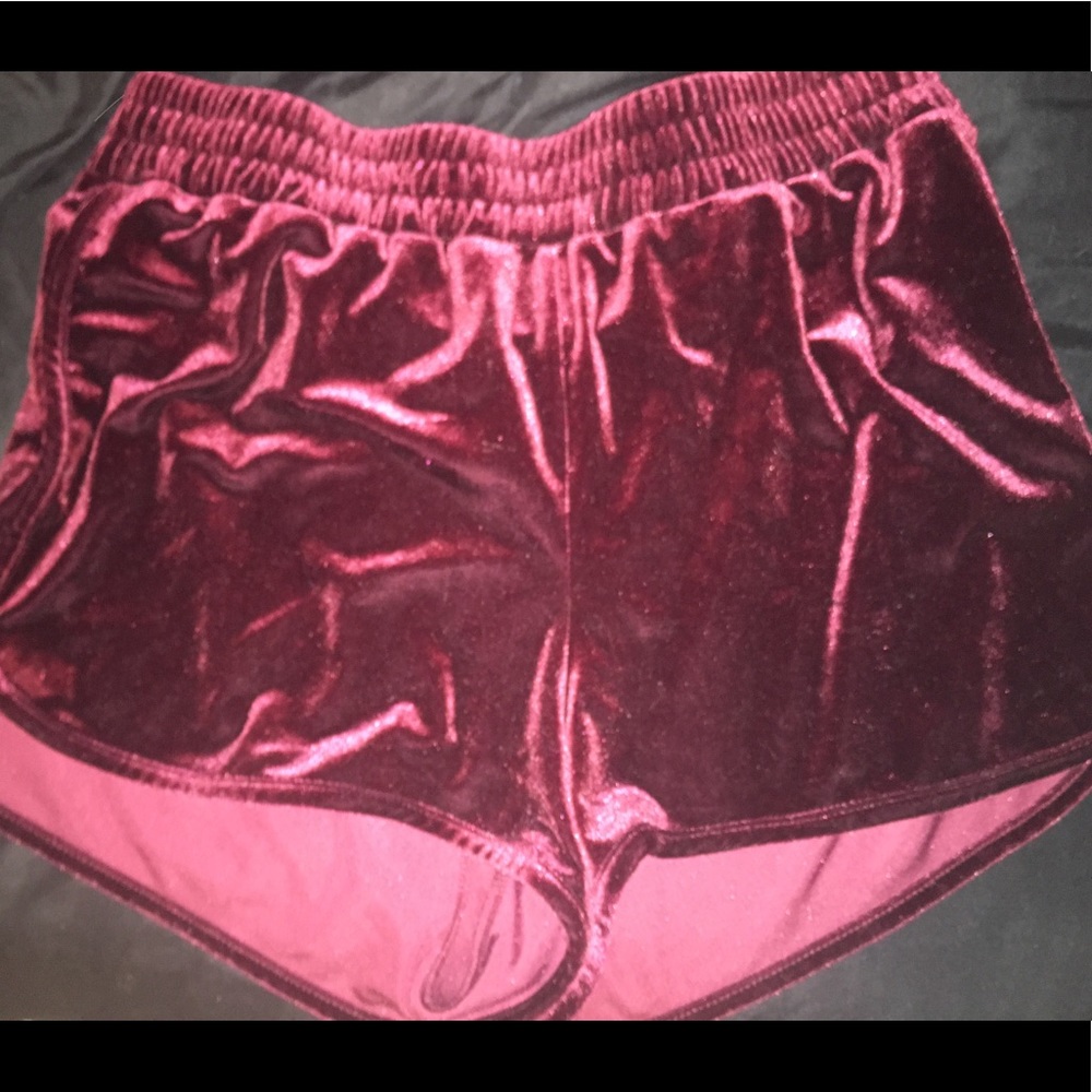 Red Velvet Shorts